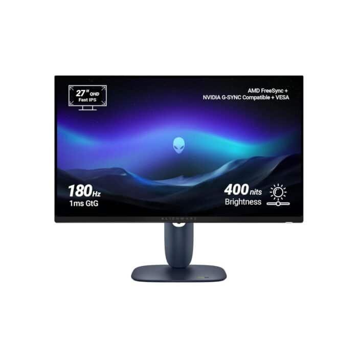 Alienware AW2725DM 27-Inch QHD Fast IPS Gaming Monitor (180Hz, 1ms, FreeSync & G-SYNC) (Unboxed)