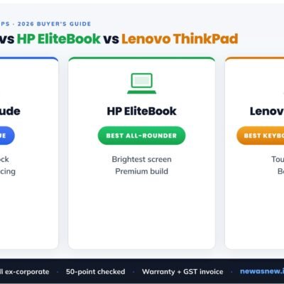 Which refurbished laptop to buy in India: Dell Latitude 5480 for value, HP EliteBook 840 G5 all-round, Lenovo ThinkPad T480 for typing, Dell E7470 budget