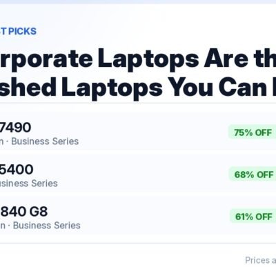 Why ex-corporate laptops are the best refurbished buy — Dell Latitude 7490 Core i5 Grade A Certified at ₹22,490, 75% off MRP ₹88,999