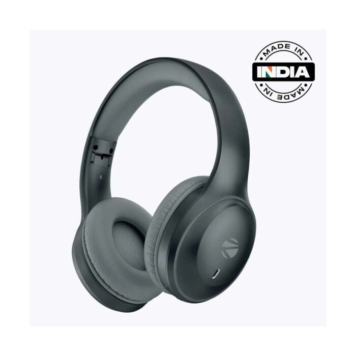 ZEBRONICS Zeb Paradise Neo Black Bluetooth & Wired Gaming Headset – On-Ear (Black) (Sealed Pack)